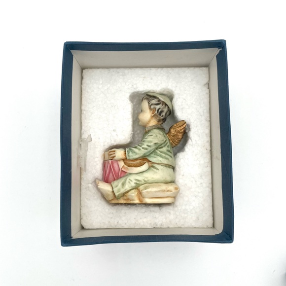 Vintage Angetique “Bon Bon” Ceramic Figurine Trinket Box by Harmony Kingdom - Picture 6 of 6